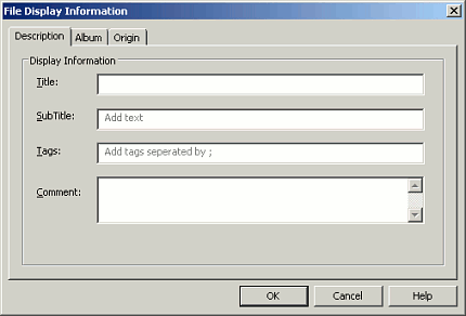 Description Tab Description Tab