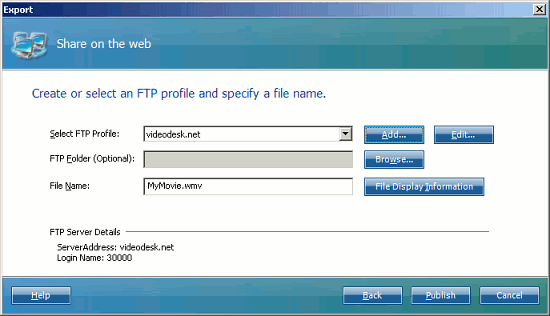 Upload Profile Upload Profile